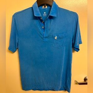 Johnnie-O Blue Polo Size S